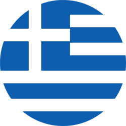 greece flag circle